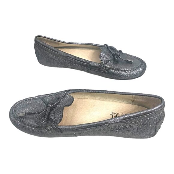 Michael Kors Sutton Metallic Tassel Slip On Comfort Moc Loafer Flats Shoe Size 6 - Picture 4 of 8